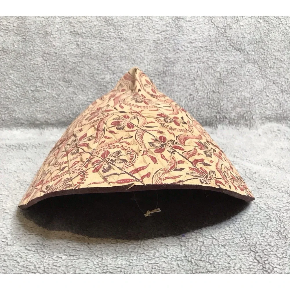 Vintage Hand Carved Indonesian Batik Wooden Cloth‎ Mask Bali Cultural Wall Decor